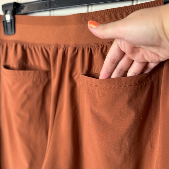 ATHLETA 🧡 Cropped Ankle Linen Joggers, Athleisure 🧘♀️ (Size 10) - Picture 8 of 14